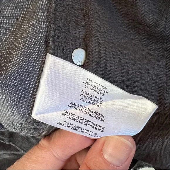 GAP Gray Corduroy Shorts Raw Hem Size 10 - Picture 9 of 13